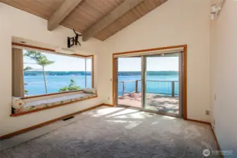 Primary bedroom with deck access