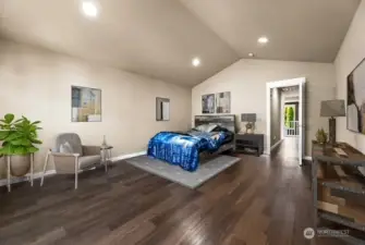 Bonus Room with vaulted ceilings or can be used as another bedroom ( no closet ).