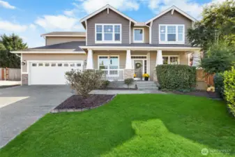 Charming True Craftsman Home. * The Grass has been digitally enhanced for marketing purposes.