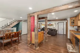 Main living area is spacious and comfortable