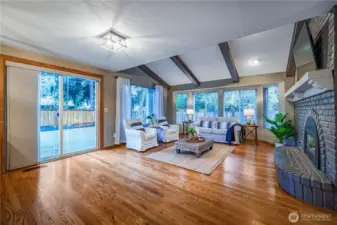 There’s room for a casual breakfast nook, or enjoy the open space as-is.