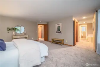 The primary suite features a 5-piece bath and a generous walk-in closet.