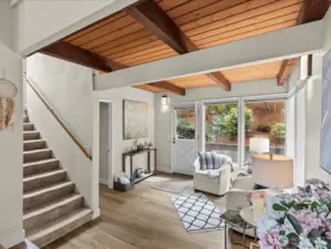 A Nice Eastern Entrance or Upgraded Mudroom to the Left in the Photo is a Full Bathroom.
