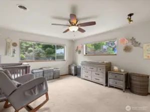 Room 2 The Views from this Room are of the Luscious Landscaping on the Eastside of the Home.  This Property Extends to the Fence.