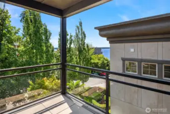 View from 3rd floor, primary suite, balcony.