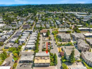 Looking west you see Google in the background.