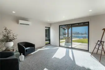 Second bedroom also features a sliding glass door to a private patio.