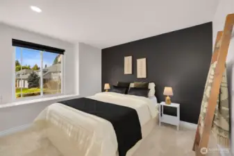 Third bedroom spacious on main level and offers lots natural light