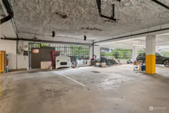 Home comes with one dedicated parking space in secure garage.