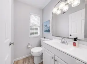 Main level Half Bath