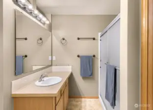 Primary en-suite has walk-in shower