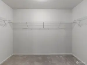 Primary Room's Large walk-in closet!