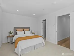 Another view of the spacious primary suite!