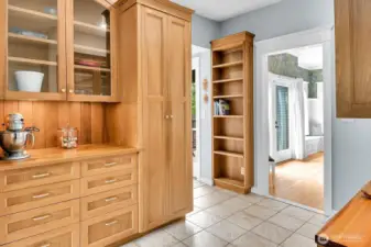 The elusive kitchen pantry that's missing in so many older homes.