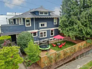 The deck offers a great viewing area for Seafair.