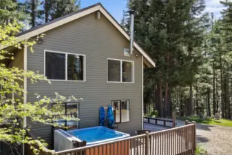 Wrap around deck