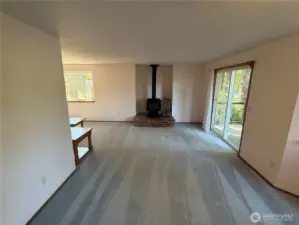 Open wrapping family room.