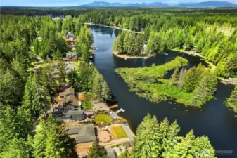 What locals call the bird sanctuary - beautiful location for kayaking around!