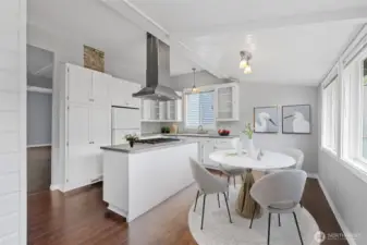 Updated Modern Kitchen. Photo Virtually Staged