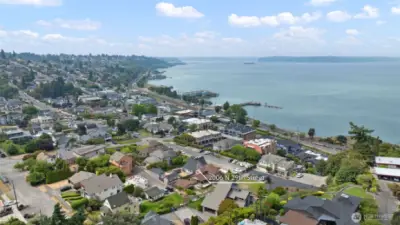 Aerial Photo shows location of home