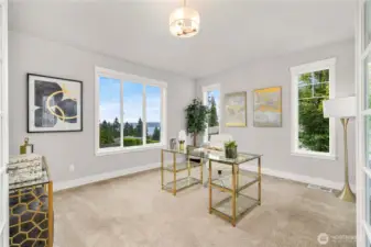 Designated office on main with gorgeous views