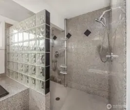 Primary bedroom double shower
