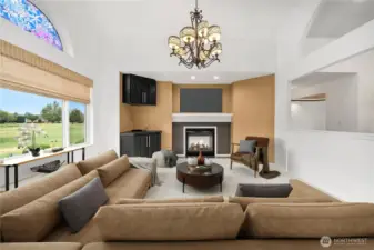 Virtually Staged Living Room