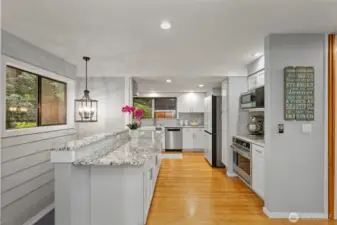 Designed for cooking and entertaining—a true chef’s kitchen