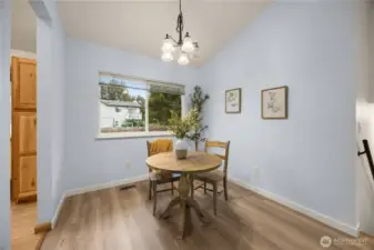 Dining room on main floor.