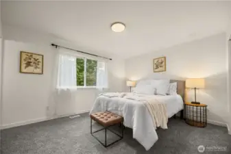Primary bedroom with bathroom