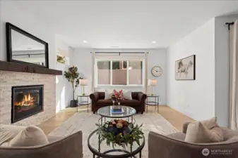Natural Light Pours in Through Generous Windows