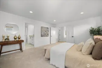 Elegant Primary Bedroom Includes a Private Bath and Generous Closet Space