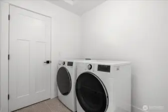 Convenient Upper-Level Laundry Just Steps from the Primary Bedroom