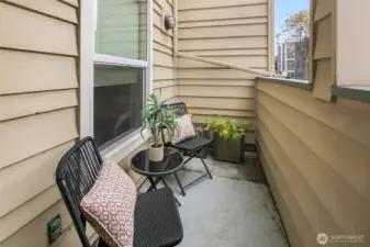 Second outdoor space.