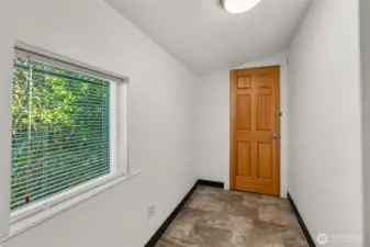 Mud Room off garage