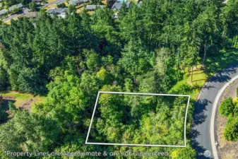 ALL permits are done. Property lines are approximate