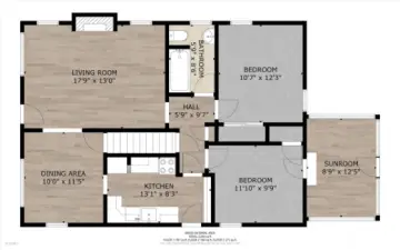 Main level floor plan. Great floor plan with seamless flow