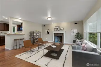 This photo is virtually staged