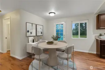 This photo is virtually staged