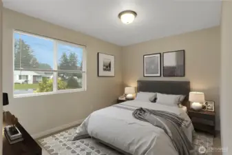 This photo is virtually staged