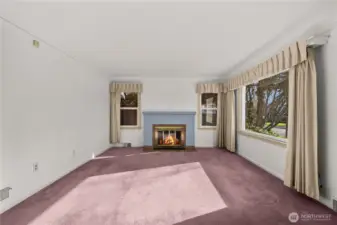 There are original hardwoods under the carpets