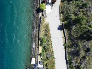 Aerial of lot from above.