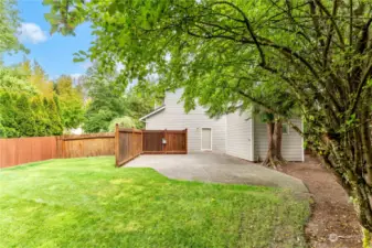 Side Yard with RV/Boat Space, fence opens from the front of the home for access