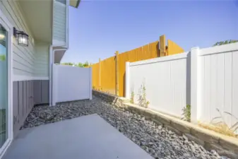 Backyard patio