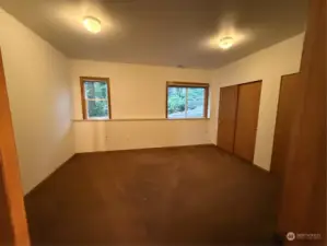 Basement bedroom