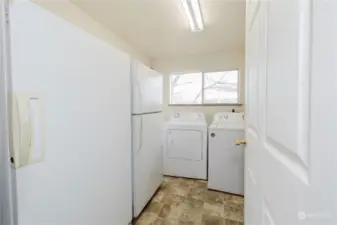 The large utility room, you love the space.