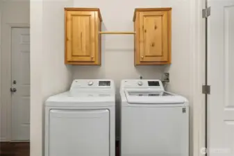 Laundry Space: Convenient in-unit laundry with extra storage space.