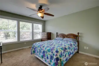 Heading back to the other side of the home, this is the front bedroom.