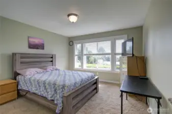 The back bedroom has beautiful canal views.