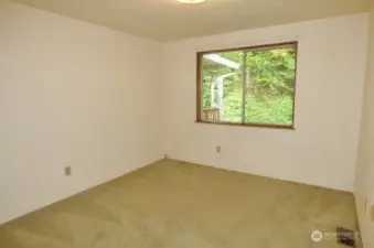 Bedroom #1. This is the only room that has carpet.